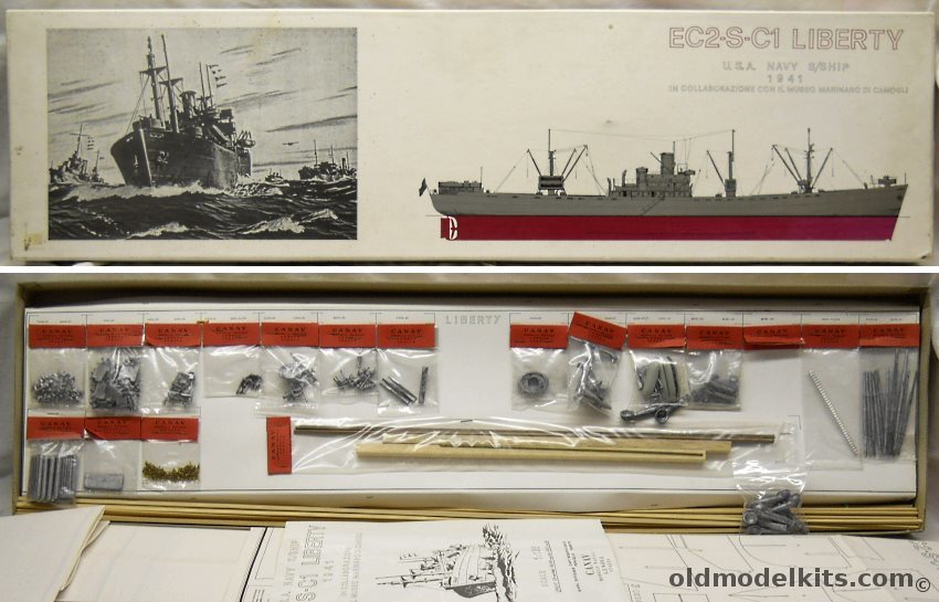 CANAV 1/135 EC2-S-C1 Liberty Ship US Navy 1941 plastic model kit